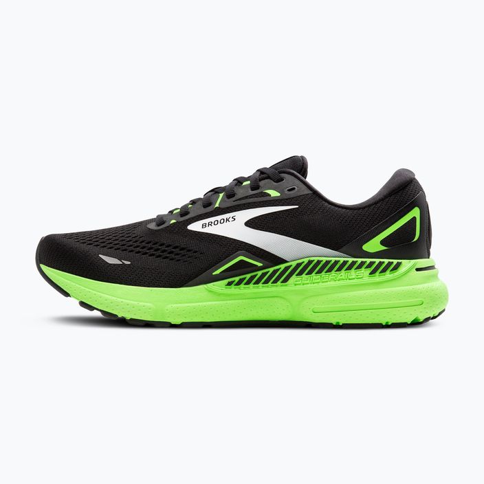 Încălțăminte de alergare pentru bărbați Brooks Adrenaline GTS 23 black/green/white 10