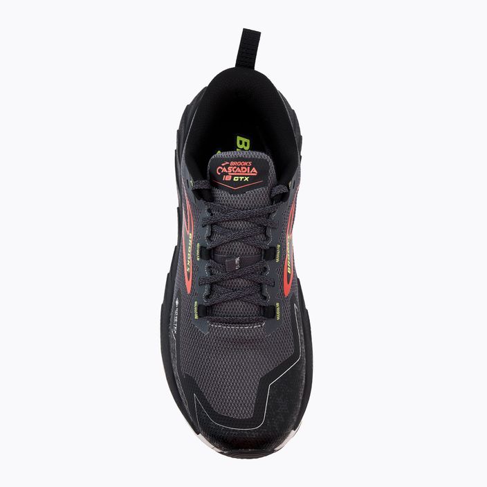 Încălțăminte de alergare pentru bărbați Brooks Cascadia 18 GTX blackened pearl/black/tomato 5