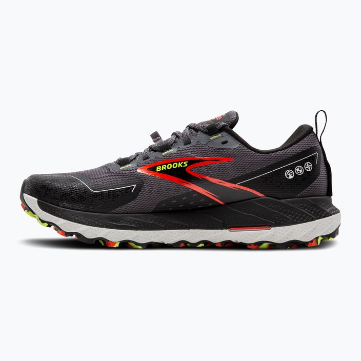 Încălțăminte de alergare pentru bărbați Brooks Cascadia 18 GTX blackened pearl/black/tomato 10