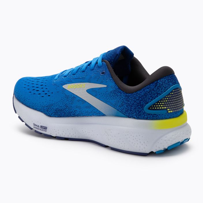 Încălțăminte de alergare pentru bărbați Brooks Ghost 16 electric blue/navy/lemon 3