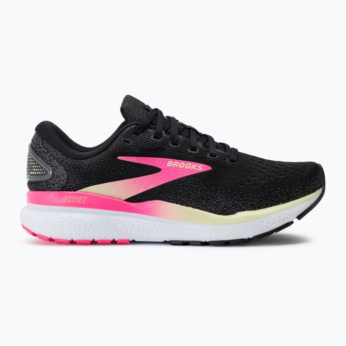 Încălțăminte de alergare pentru femei Brooks Ghost 16 black/pink/yellow 2