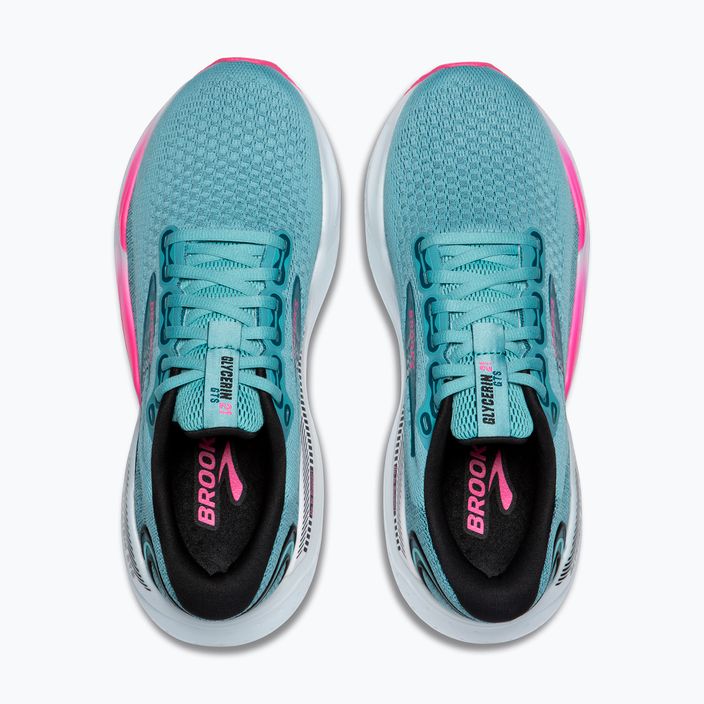 Încălțăminte de alergare pentru femei Brooks Glycerin GTS 21 moroccan blue/aqua/pink 12