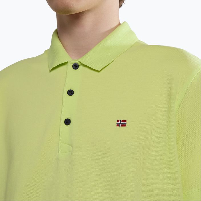 Tricou polo pentru bărbați Napapijri Ealis yellow sunny 4