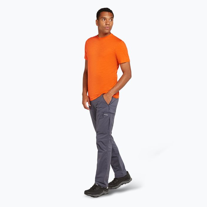 Tricou de trekking pentru bărbați  icebreaker Merino 150 Tech Lite III blaze 2