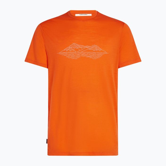 Tricou de trekking pentru bărbați icebreaker Merino 150 Tech Lite Pukaki Reflected blaze 6