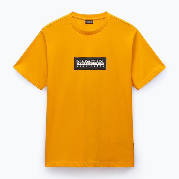 Tricou pentru bărbați Napapijri S-Box Logo orange marigold 4