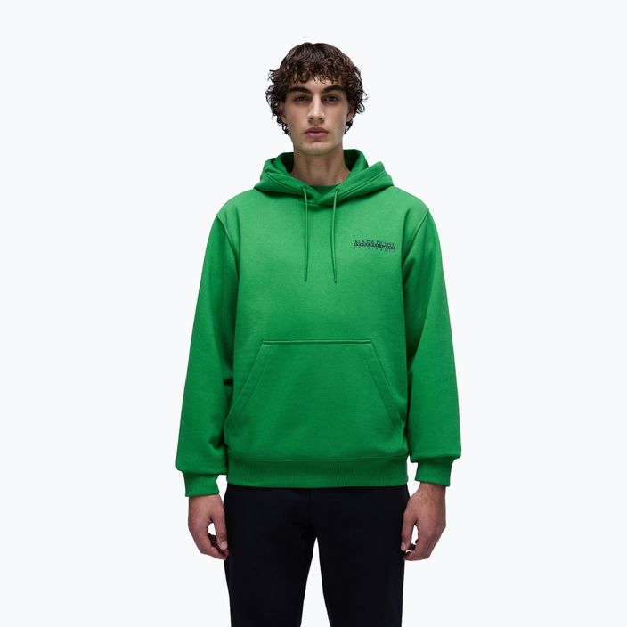 Hanorac pentru bărbați Napapijri B-Linth Hooded green kelly