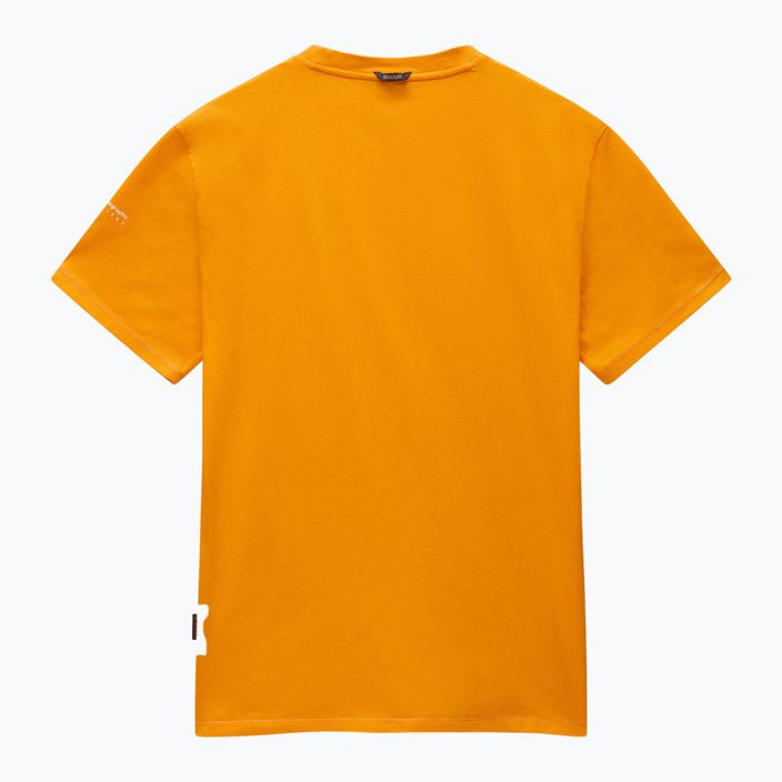 Tricou pentru bărbați Napapijri S-Badge orange marigold 6