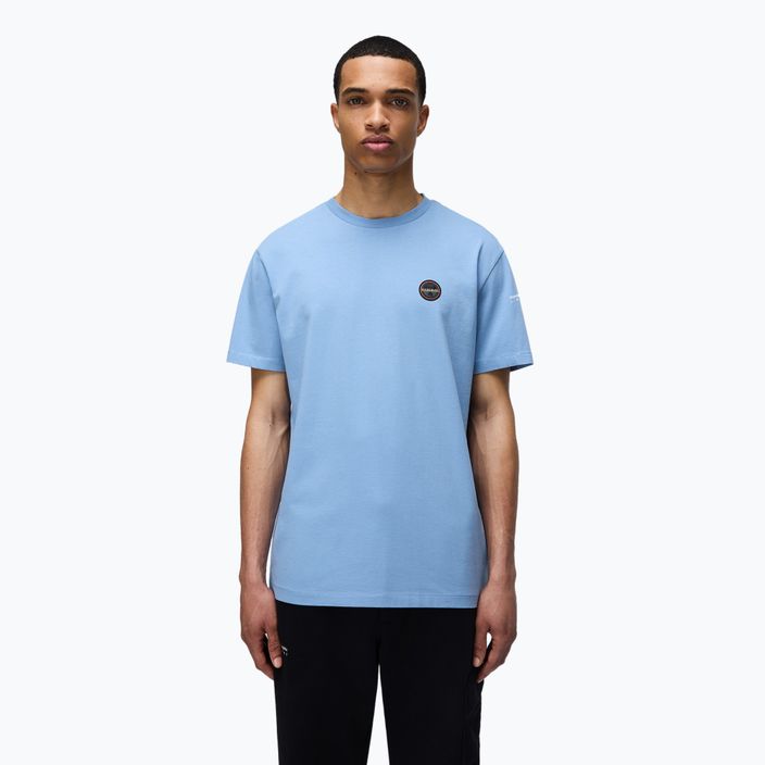 Tricou pentru bărbați Napapijri S-Badge blue ashleigh