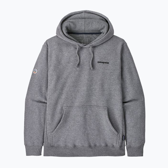 Patagonia Fitz Roy Icon Uprisal Hanorac cu glugă din gravel heather Sweatshirt 8