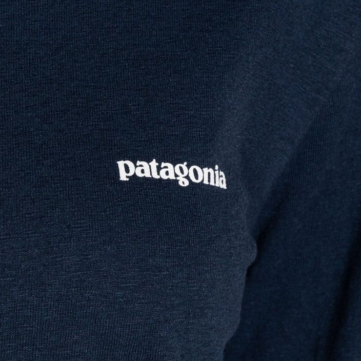 Tricou de trekking pentru femei Patagonia P-6 Logo Responsibili-Tee LS tidepool albastru 5
