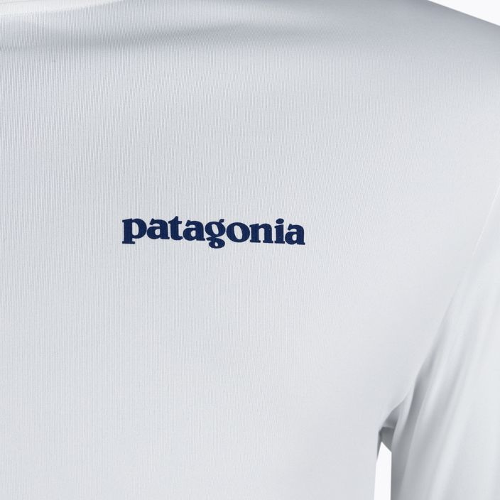Bărbați Patagonia Cap Cool Daily Graphic Shirt-Waters LS boardshort logo/white trekking longsleeve 5