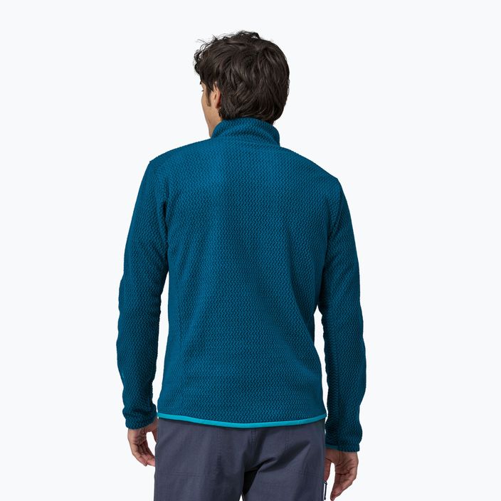 Bărbați Patagonia R1 Air Zip Neck fleece pulover lagom albastru 2