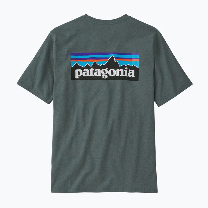 Bărbați Patagonia P-6 Logo Responsibili-Tee cămașă de trekking nou verde nouț 4