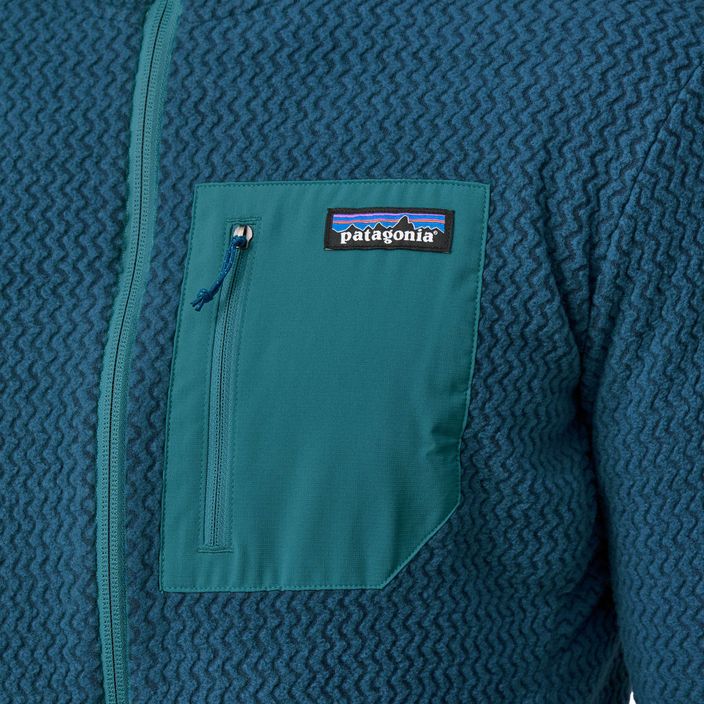 Bărbați Patagonia R1 Air Full-Zip fleece sweatshirt lagom albastru 6