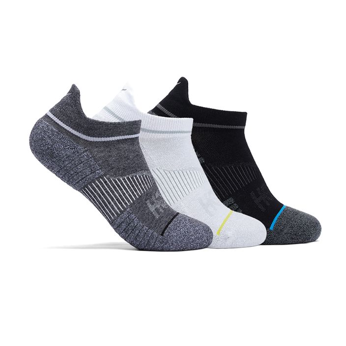 Șosete de alergare HOKA No-Show Run Sock 3 pary white/black/grey 2