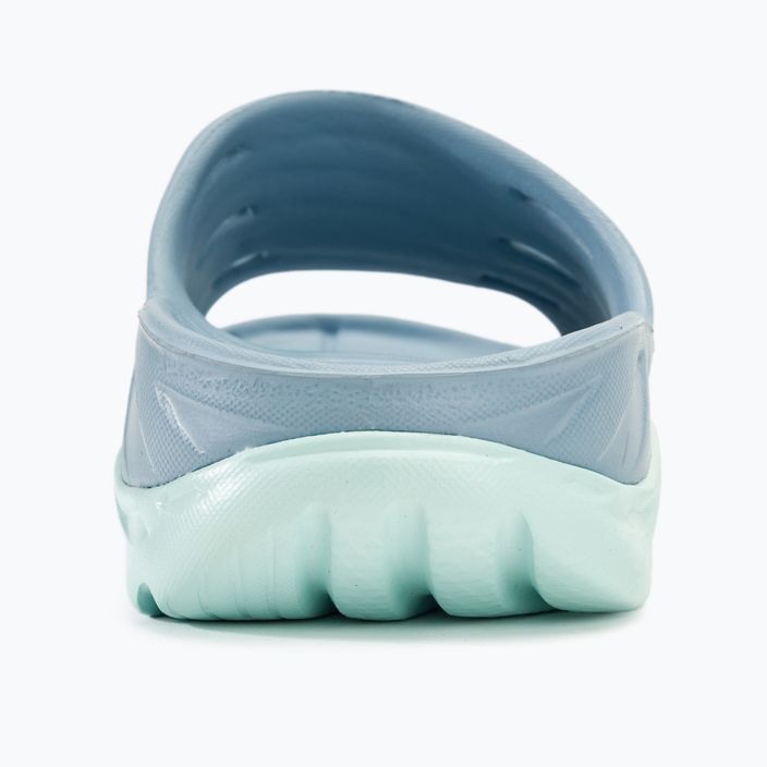 Papuci pentru femei HOKA Ora Recovery Slide 2 blue fog/blue glass 6