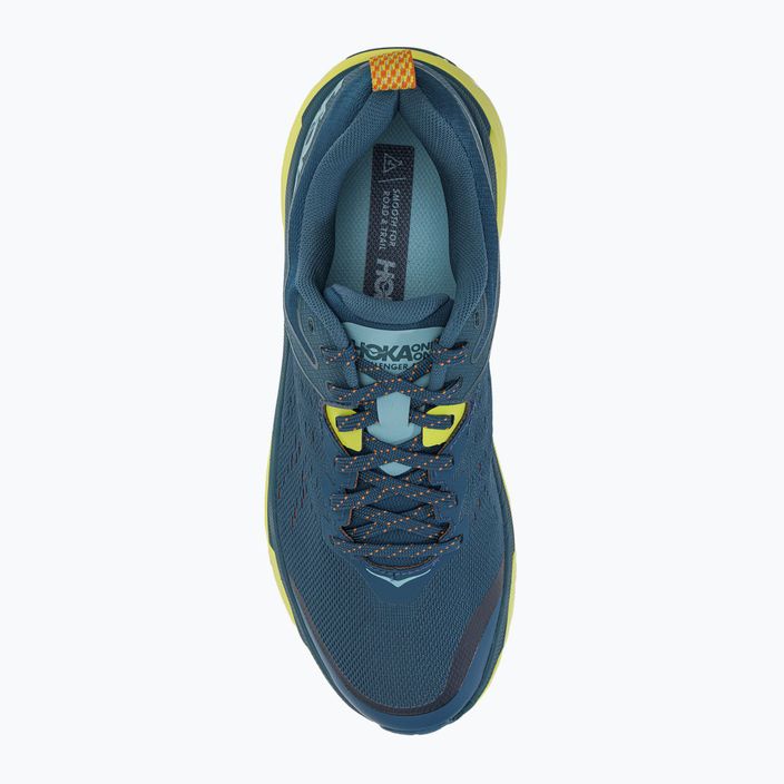 Pantofi de alergare pentru bărbați HOKA Challenger ATR 6 albastru/galben 1106510-BCEP 5