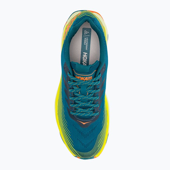 Pantofi de alergare pentru bărbați HOKA Torrent 2 albastru coral/primăvară de seară 5