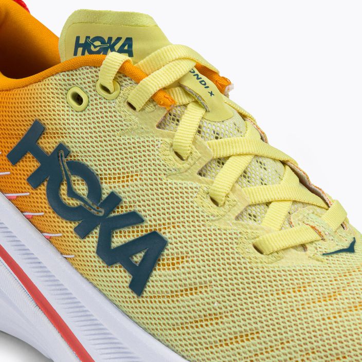 Pantofi de alergare pentru femei HOKA Bondi X galben-portocaliu 1113513-YPRY 11