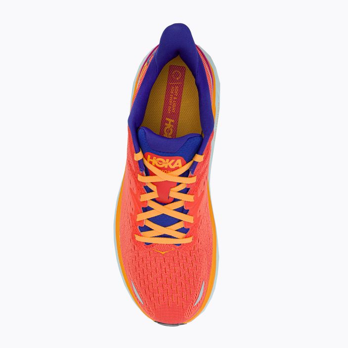 Pantofi de alergare pentru bărbați HOKA Clifton 8 portocaliu 1119393-FBLN 6