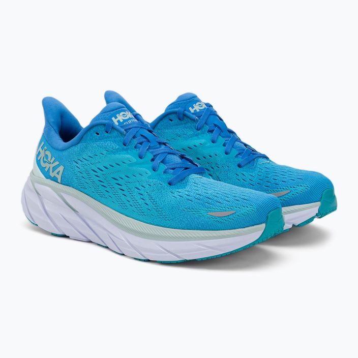 Pantofi de alergare pentru bărbați HOKA Clifton 8 albastru 1119393-IBSB 4