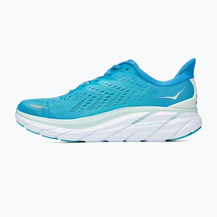 Pantofi de alergare pentru bărbați HOKA Clifton 8 albastru 1119393-IBSB 11