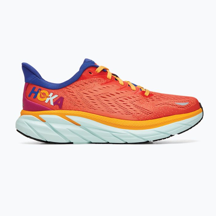 Pantofi de alergare pentru femei HOKA Clifton 8 portocaliu 1119394-FBLN 11