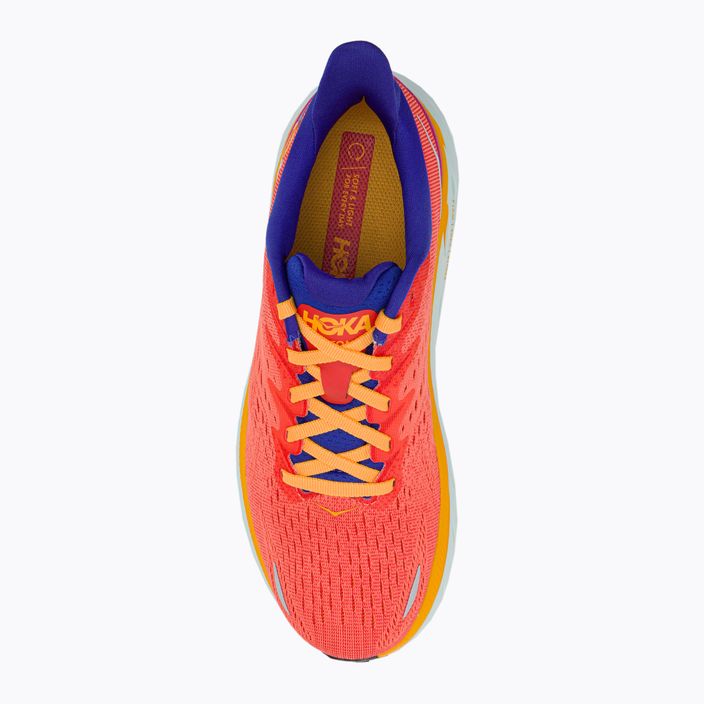 Pantofi de alergare pentru femei HOKA Clifton 8 portocaliu 1119394-FBLN 6