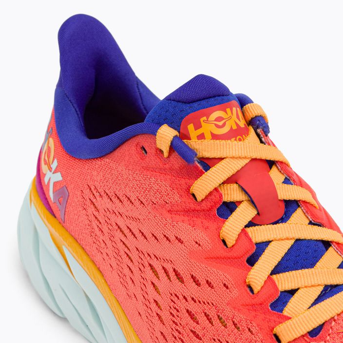 Pantofi de alergare pentru femei HOKA Clifton 8 portocaliu 1119394-FBLN 8