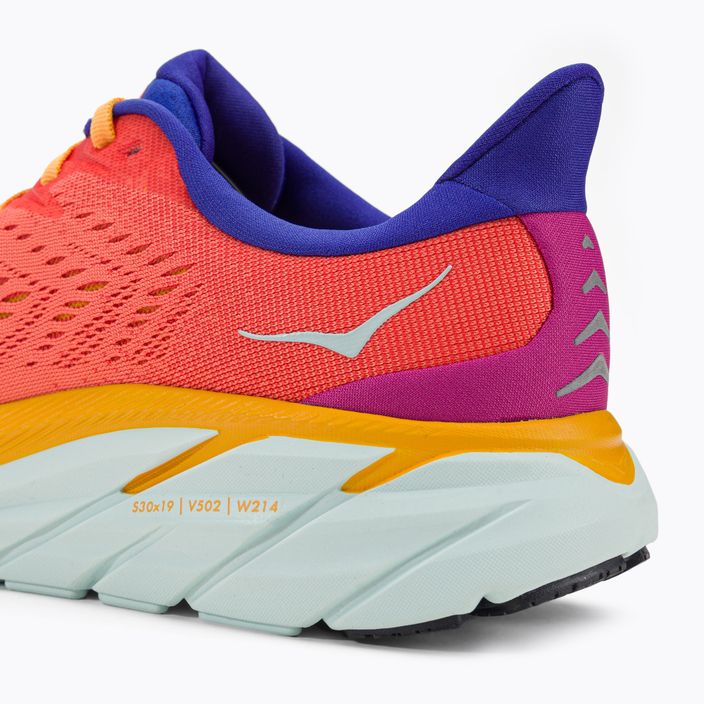 Pantofi de alergare pentru femei HOKA Clifton 8 portocaliu 1119394-FBLN 10