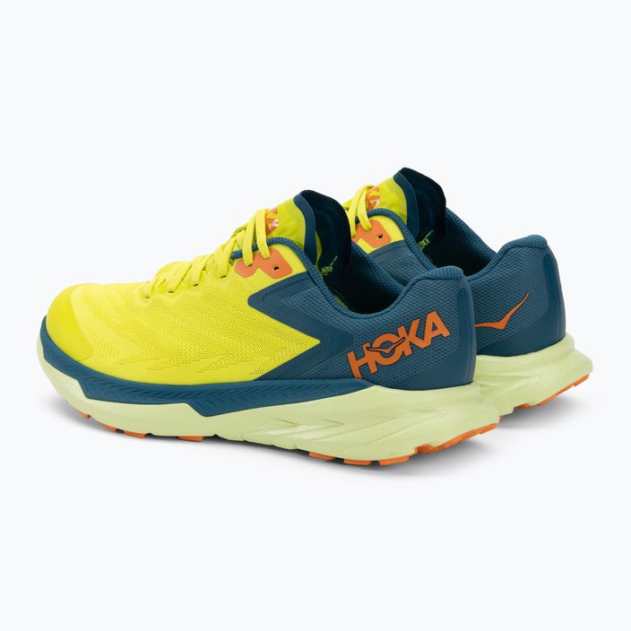Pantofi de alergare pentru bărbați HOKA Zinal evening primrose/blue coral 3