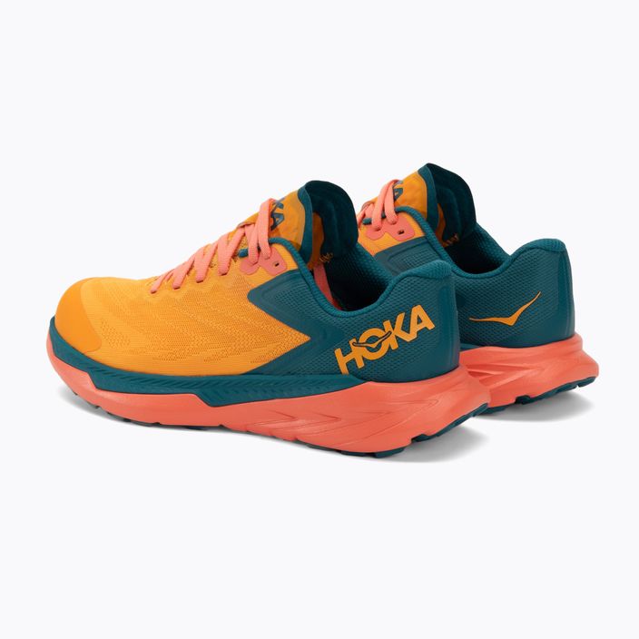 Pantofi de alergare pentru femei HOKA Zinal radiant yellow/camellia 3