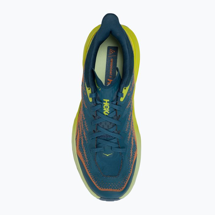 HOKA Speedgoat 5 pantofi de alergare pentru bărbați albastru-verde 1123157-BCEP 5