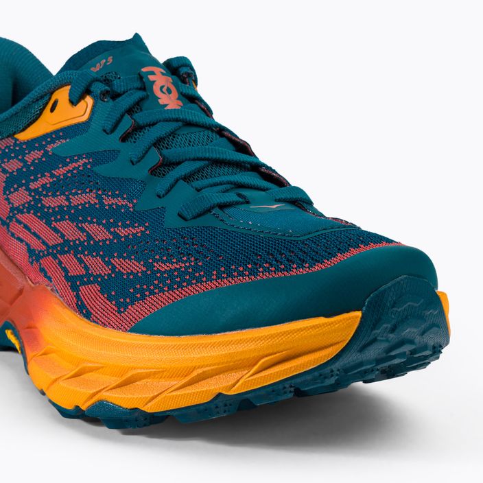 Pantofi de alergare pentru femei HOKA Speedgoat 5 albastru-portocaliu 1123158-BCCML 8