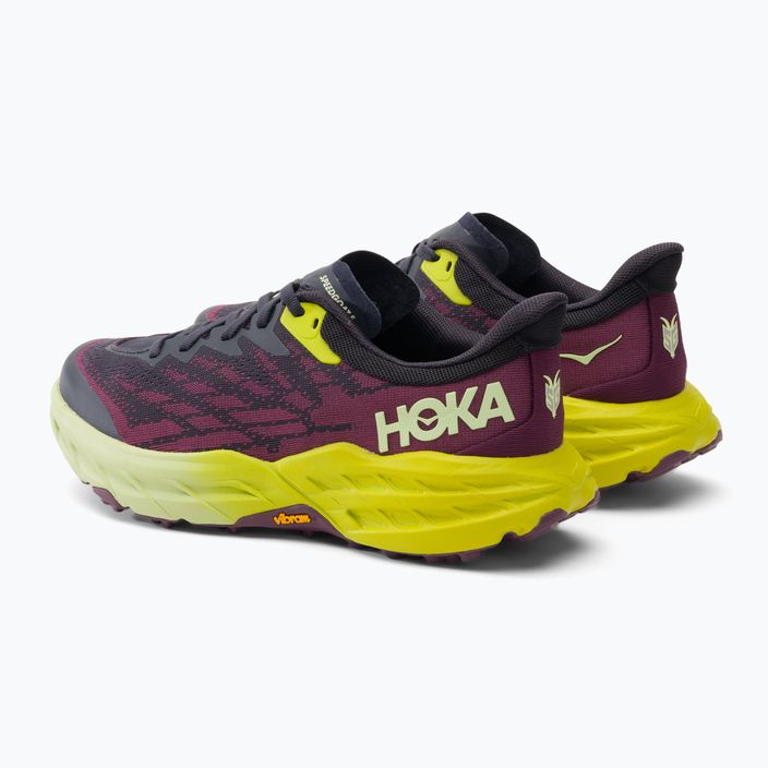 Pantofi de alergare pentru femei HOKA Speedgoat 5 albastru grafit/primăvară de seară 4