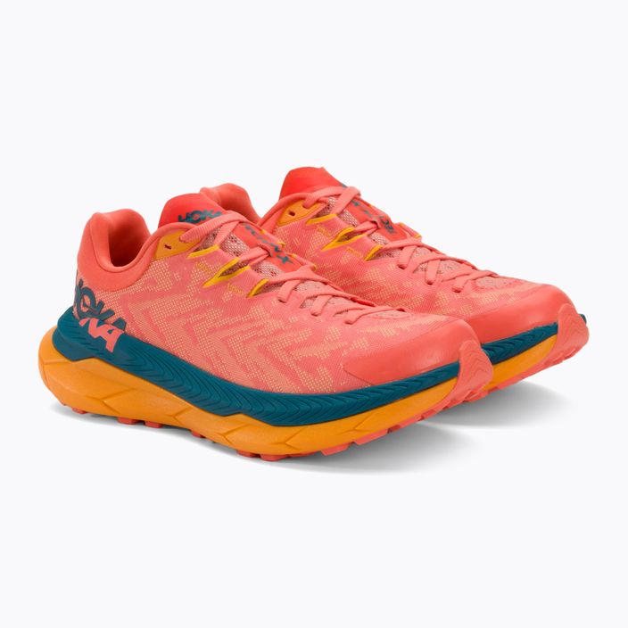 Pantofi de alergare pentru femei HOKA Tecton X camellia/blue coral 4