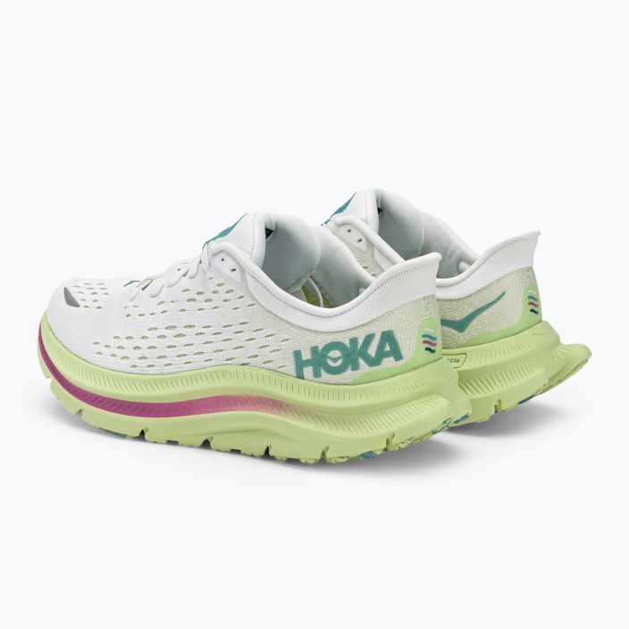 HOKA Kawana pantofi de alergare pentru femei alb și galben 1123164-BDBB 3