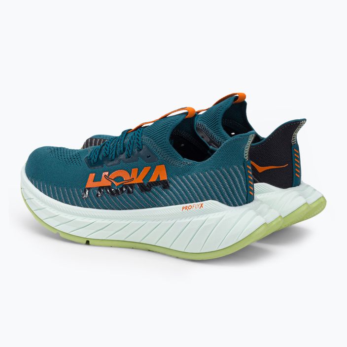 Pantofi de alergare pentru bărbați HOKA Carbon X 3 albastru 1123192-BCBLC 4
