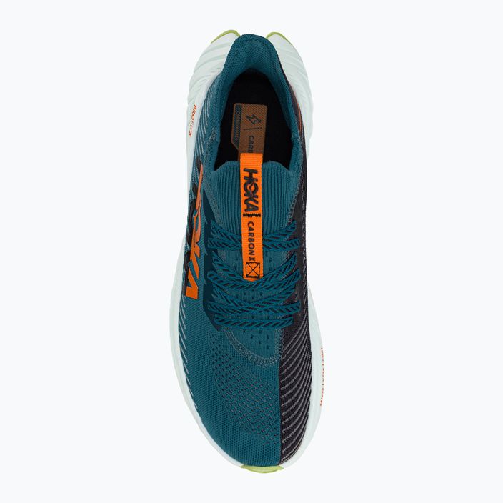 Pantofi de alergare pentru bărbați HOKA Carbon X 3 albastru 1123192-BCBLC 5