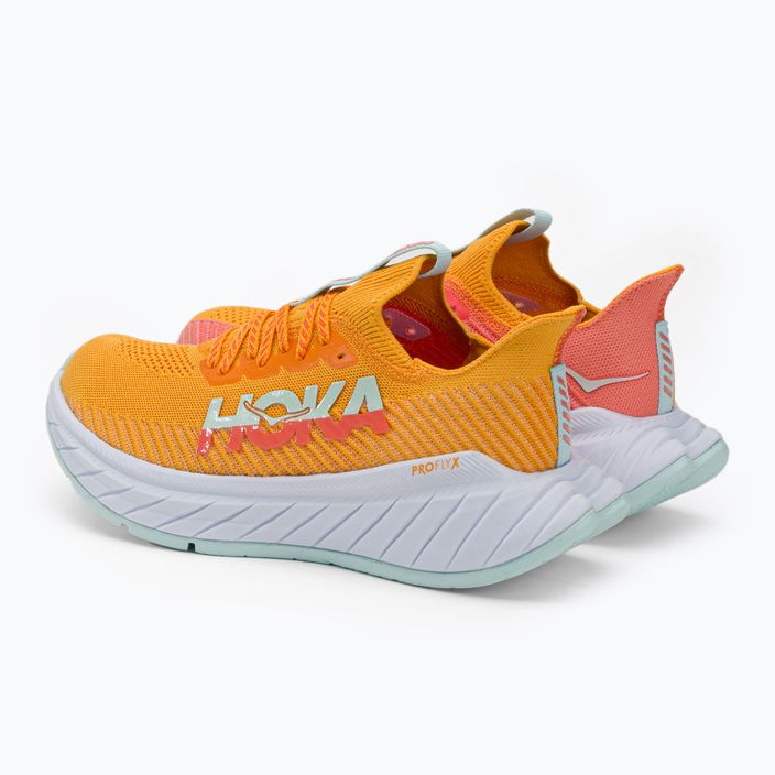 Pantofi de alergare pentru bărbați HOKA ONE ONE ONE Carbon X 3 portocaliu 1123192-RYCM 4