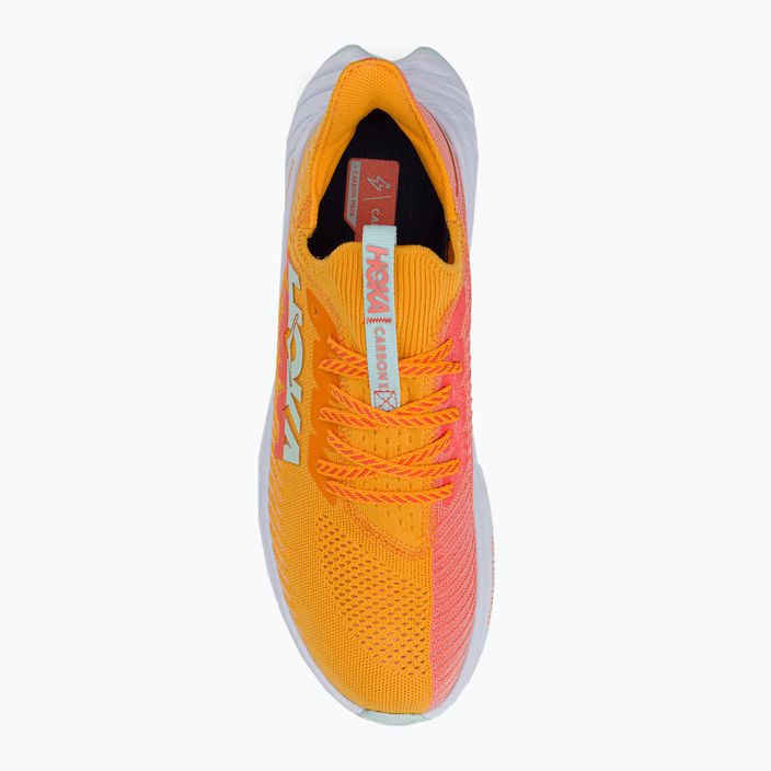 Pantofi de alergare pentru bărbați HOKA ONE ONE ONE Carbon X 3 portocaliu 1123192-RYCM 5
