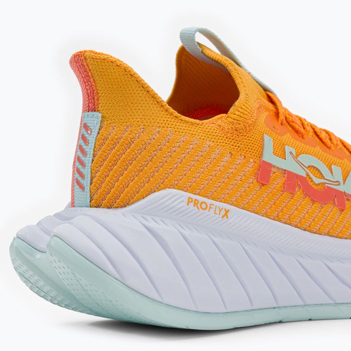 Pantofi de alergare pentru bărbați HOKA Carbon X 3 portocaliu 1123192-RYCM 9