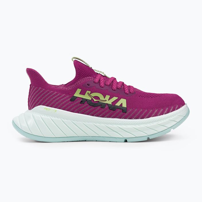 Pantofi de alergare pentru femei HOKA Carbon X 3 roz 1123193-FFBL 4