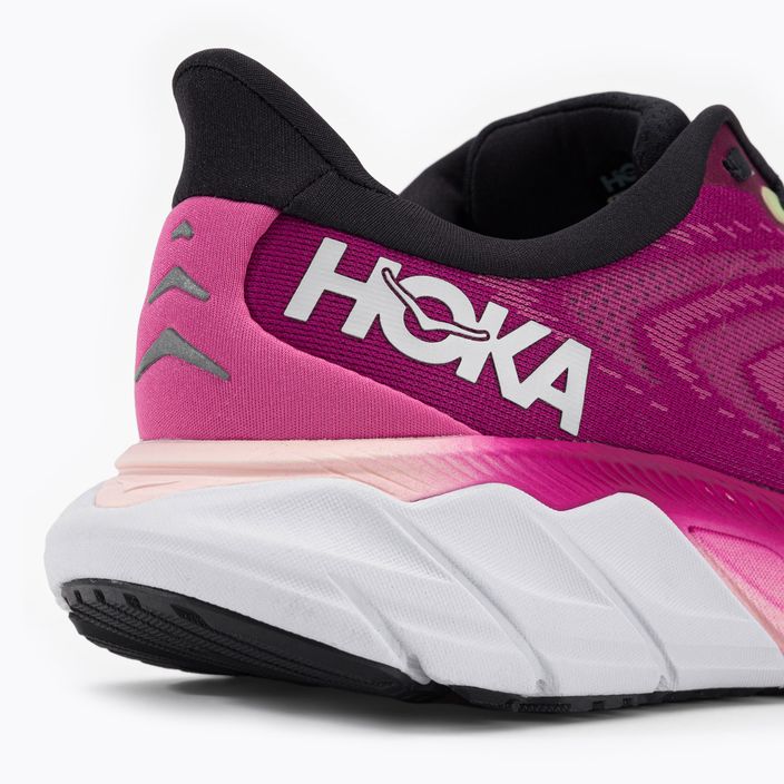 Pantofi de alergare pentru femei HOKA Arahi 6 roz 1123195-FFIR 8