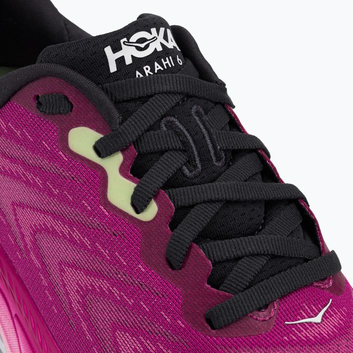 Pantofi de alergare pentru femei HOKA Arahi 6 roz 1123195-FFIR 9