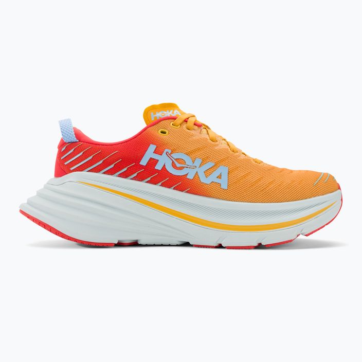 Încălțăminte de alergat pentru bărbați HOKA Bondi X fiesta/amber yellow 2