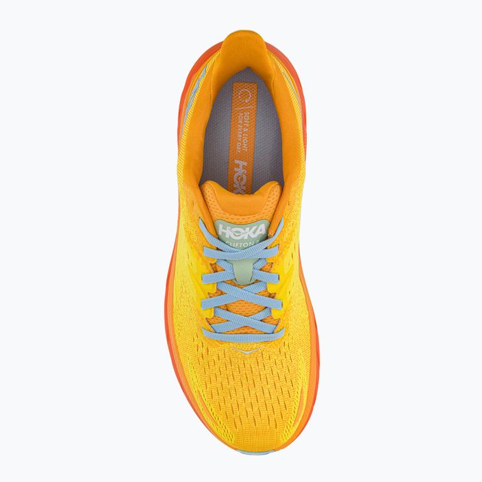 Pantofi de alergare pentru bărbați HOKA Clifton 8 galben 1119393-RYMZ 6