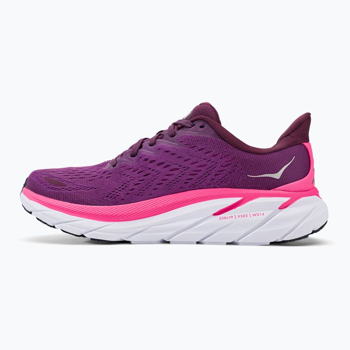 Pantofi de alergare pentru femei HOKA Clifton 8 violet 1119394-GWBY 9