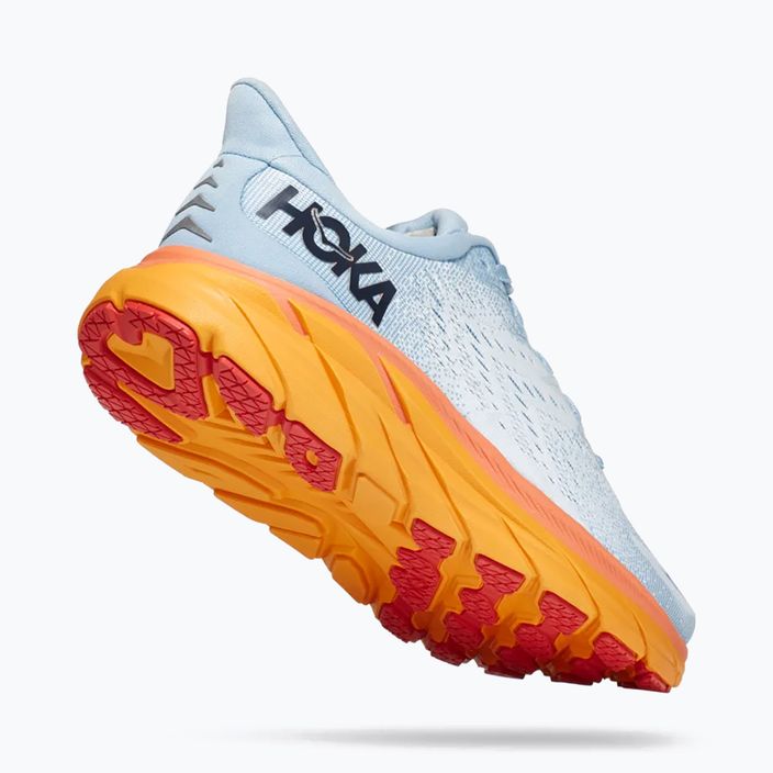 Pantofi de alergare pentru femei HOKA Clifton 8 albastru deschis 1119394-SSIF 12